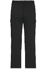 Snow Peak Stretch Pants in Black, view 2, click to view large image.