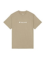 Snow Peak Soft Cotton Logo Short Sleeve T-Shirt in Pro, view 1, click to view large image.