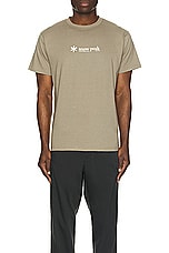Snow Peak Soft Cotton Logo Short Sleeve T-Shirt in Pro, view 3, click to view large image.