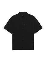 Snow Peak Breathable Quick Dry Shirt in Black, view 1, click to view large image.