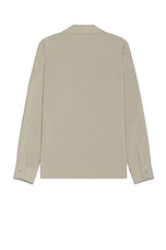 Snow Peak Light Poplin Shirt in Beige, view 2, click to view large image.