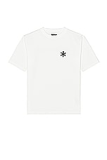 Snow Peak SP Back Printed Logo T shirt in White, view 2, click to view large image.