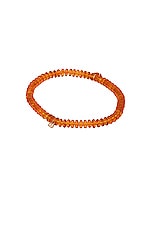 Sydney Evan Evil Eye Charm Beaded Bracelet in Amber, view 3, click to view large image.