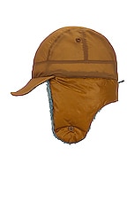 The North Face X Project U Down Cap in Bronze Brown & Concrete Grey, view 3, click to view large image.