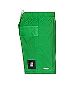 The North Face Soukuu Trail Run Utility 2-in-1 Shorts in Fern Green, view 3, click to view large image.