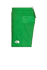 The North Face Soukuu Trail Run Utility 2-in-1 Shorts in Fern Green, view 4, click to view large image.