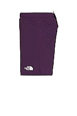 The North Face Soukuu Trail Run Utility 2-in-1 Shorts in Purple Pennat, view 4, click to view large image.