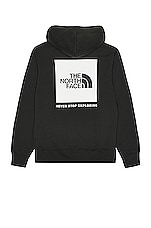 The North Face Box Nse Pullover Hoodie in Tnf Black & Tnf White, view 1, click to view large image.