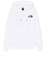 The North Face Box NSE Pullover Hoodie in TNF White & TNF Black, view 2, click to view large image.