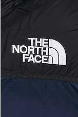 The North Face 1996 Retro Nuptse Vest in Summit Navy & Tnf Black, view 4, click to view large image.