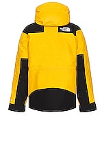 The North Face S Gtx Mountain Guide Insulated Jacket in Summit Gold & Tnf Black, view 2, click to view large image.