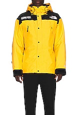 The North Face S Gtx Mountain Guide Insulated Jacket in Summit Gold & Tnf Black, view 4, click to view large image.