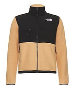 The North Face Denali Jacket in Almond Butter & Tnf Black, view 1, click to view large image.
