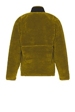 The North Face Extreme Pile Full Zip Jacket in Sulphur Moss, view 2, click to view large image.