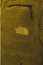 The North Face Extreme Pile Full Zip Jacket in Sulphur Moss, view 3, click to view large image.