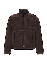 The North Face Extreme Pile Full Zip Jacket in Coal Brown, view 1, click to view large image.