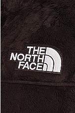 The North Face Versa Velour Nuptse In Coal Brown in Coal Brown, view 3, click to view large image.