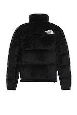 The North Face Versa Velour Nuptse In Tnf Black in Tnf Black, view 2, click to view large image.
