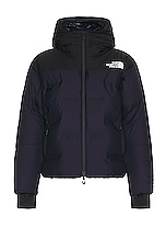The North Face X Project U Cloud Down Nuptse Jacket in Tnf Black & Aviator Navy, view 1, click to view large image.