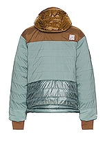 The North Face X Project U 50/50 Mountain Jacket in Concrete Grey & Sepia Brown, view 2, click to view large image.