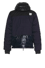 The North Face X Project U 50/50 Mountain Jacket in Tnf Black & Aviator Navy, view 2, click to view large image.