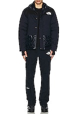 The North Face X Project U 50/50 Mountain Jacket in Tnf Black & Aviator Navy, view 6, click to view large image.
