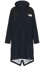 The North Face X Project U Geodesic Shell Jacket in Tnf Black & Aviator Navy, view 1, click to view large image.