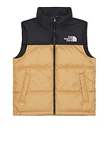 The North Face 1996 Retro Nuptse Vest in Almond Butter, view 1, click to view large image.
