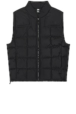 The North Face Lhotse Reversible Vest in Tnf Black, view 1, click to view large image.