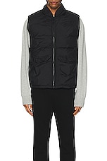 The North Face Lhotse Reversible Vest in Tnf Black, view 4, click to view large image.