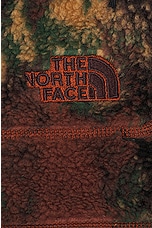 The North Face Extreme Pile Full Zip Jacket in Brandy Brown Evolved Texture Print, view 3, click to view large image.