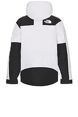 The North Face S Gtx Mountain Guide Insulated Jacket in Tnf White & Silver Reflective, view 2, click to view large image.