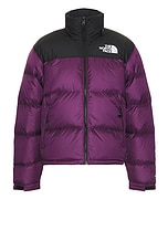 The North Face 1996 Retro Nuptse Jacket in Black Currant Purple, view 1, click to view large image.