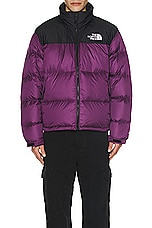 The North Face 1996 Retro Nuptse Jacket in Black Currant Purple, view 4, click to view large image.