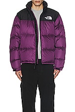 The North Face 1996 Retro Nuptse Jacket in Black Currant Purple, view 5, click to view large image.