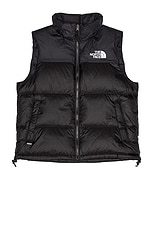 The North Face 1996 Retro Nuptse Vest in Recycled TNF Black, view 1, click to view large image.