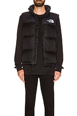 The North Face 1996 Retro Nuptse Vest in Recycled TNF Black, view 5, click to view large image.