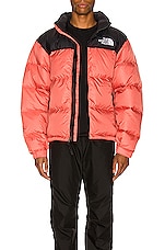 The North Face 1996 Retro Nuptse Jacket in Faded Rose, view 5, click to view large image.