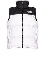 The North Face 1996 Retro Nuptse Vest in TNF White, view 1, click to view large image.