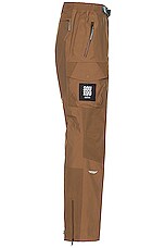The North Face X Project U Geodesic Shell Pants in Sepia Brown, view 3, click to view large image.