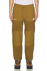 The North Face X Project U Fleece Pants in Butternut, view 4, click to view large image.