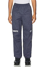 The North Face Gtx Mountain Pants in Denim Blue & Tnf Black, view 4, click to view large image.