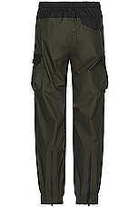 The North Face Soukuu Hike Belted Utility Shell Pant in Tnf Black & Forest Night, view 2, click to view large image.
