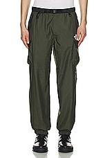 The North Face Soukuu Hike Belted Utility Shell Pant in Tnf Black & Forest Night, view 5, click to view large image.