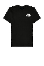 The North Face Short Sleeve Box NSE Tee in TNF Black, view 2, click to view large image.
