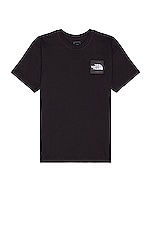 The North Face Heavyweight Box Tee in Black, view 1, click to view large image.