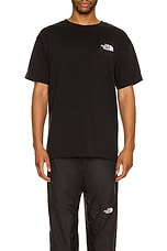 The North Face Heavyweight Box Tee in Black, view 3, click to view large image.