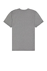 The North Face Short Sleeve Heavyweight Box Tee in Tnf Medium Grey Heather, view 2, click to view large image.