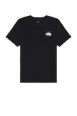 The North Face Short Sleeve Heavyweight Box Tee in TNF Black, view 1, click to view large image.