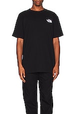 The North Face Short Sleeve Heavyweight Box Tee in TNF Black, view 3, click to view large image.